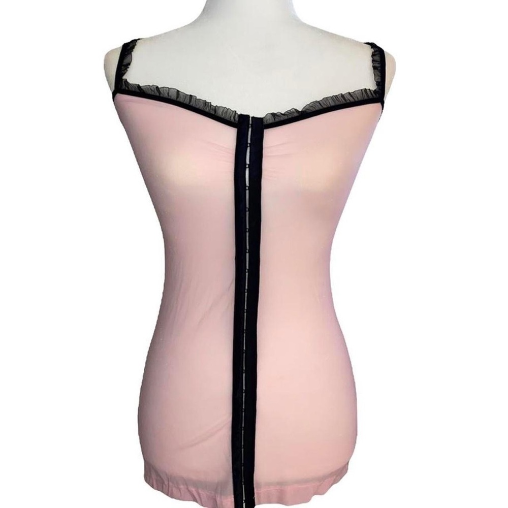 Baby Pink Micro Mesh Dress